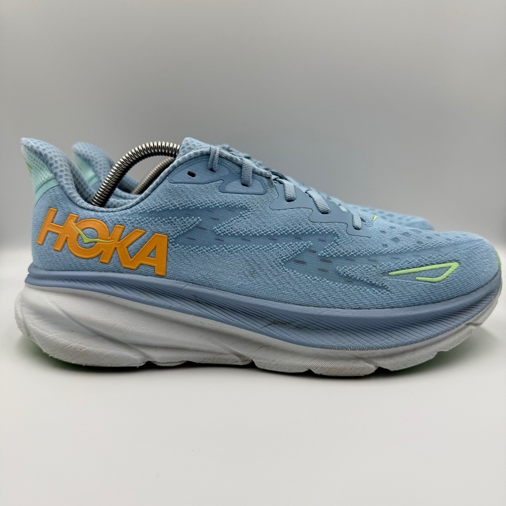 Hoka One One Clifton 9 Men's Size 11.5 Blue Running Shoes Athletic Sneakers